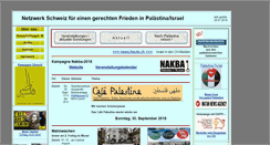 Desktop Screenshot of nahostfrieden.ch